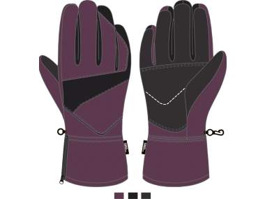 Women's Ski Gloves _ Brugi - Art. ZB2PQE6