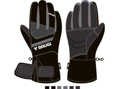 Men's Ski Gloves _ Brugi - Art. ZH4KQEQ