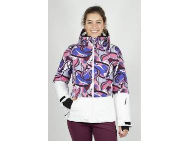 Women's Ski Jacket _ Brugi (Waterproof: 8000 mm, Breathability: 5000 gr/mq/24h) - Art. AG2FH1K