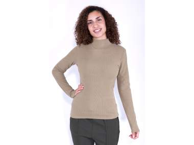 Women's Turtleneck Sweater _ Brugi - Art. CU59722