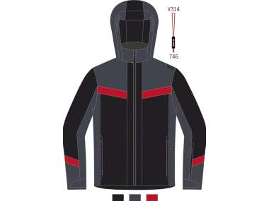 Men's Ski Jacket _ Brugi (Waterproof: 3000 mm, Breathability: 3000 gr/mq/24h) - Art. AJ1C333