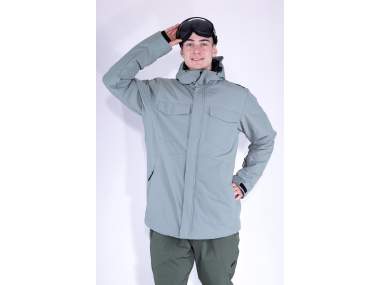 Men's Snowboard Jacket _ Brugi (Waterproof: 5000 mm, Breathability: 5000 gr/m2/24h) - Art. AJ1JQSD