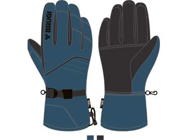 Men's Ski Gloves _ Brugi - Art. ZH4L57D