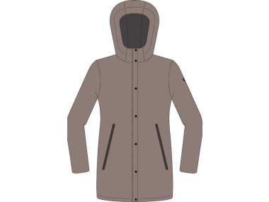 Waterproof Winter Jacket | Women _ Brugi - Art. CJ5C613
