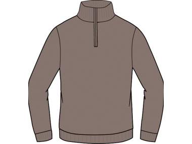 Winter sweater (80% cotton + 20% wool) | Men's _ Brugi - Art. CK1V646