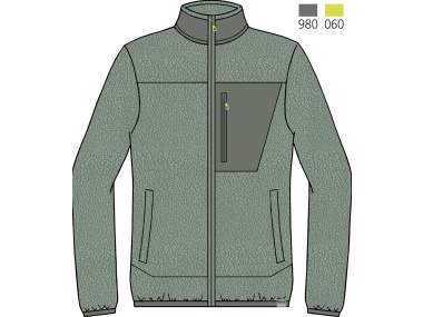 Double-Brushed Fleece Trekking Shirt | Brugi _ Men's  - Art. NB4E177