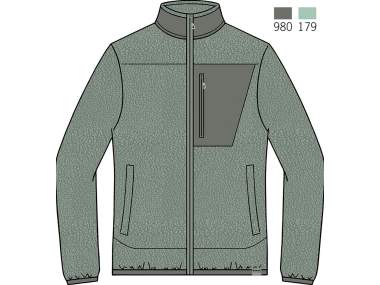 Double-Brushed Fleece Trekking Shirt | Brugi _ Women's  - Art. NH2P177