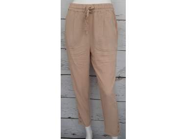 Linen Blend Trousers | Women _ Brugi - Art. CG5U095