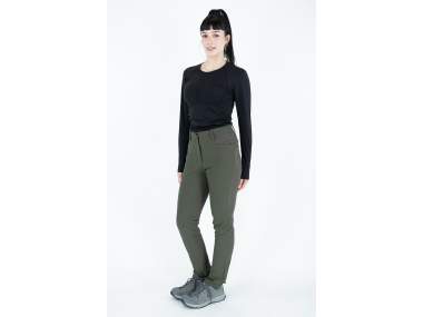 Winter Trousers in Micro-Striped Stretch Fabric | Women's _ Nordsen - Art. DP3S220