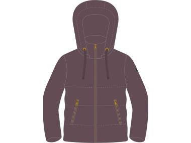 Quilted Jacket with Adjustable Hood | Women _ Brugi - Art. CY5A338
