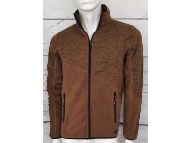 Wool-effect fleece sweatshirt | Man _ Brugi - Art. AH1VQVV