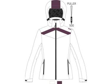 Women's Ski Jacket _ Brugi (Waterproofness: 10000 mm, Breathability: 5000 gr/m2/24h) - Art. AH2KSR1