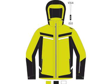 Men's Ski Jacket _ Brugi (Waterproofness: 3000 mm, Breathability: 3000 gr/m2/24h) - Art. AK1EEQP
