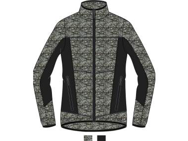 Wool-effect fleece sweater | Man _ Brugi - Art. AH1U489