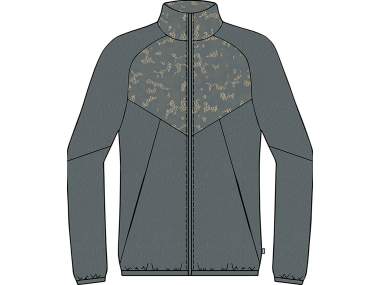 Sherpa jacket (curled and soft wool effect) | Man _ Brugi - Art. NB1U577
