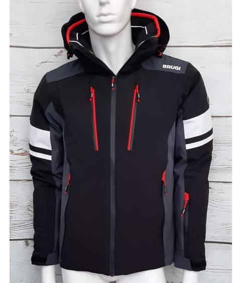 Men's Ski Jacket _ Brugi (Waterproof: 8000 mm, Breathability: 5000
