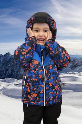 Ski Suit for Kids _ Brugi (Waterproof: 5000mm, Breathability 5000mm)