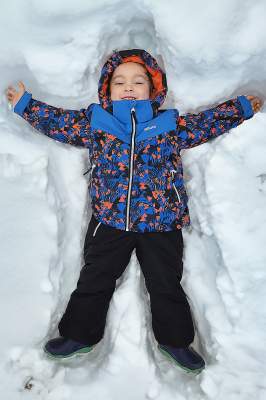 Ski Suit for Kids _ Brugi (Waterproof: 5000mm, Breathability 5000mm)