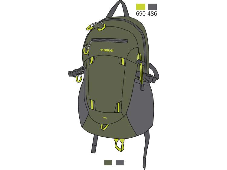 Trekking Backpack 30 Liters _ BRUGI  Art. ZG1P242 (1)