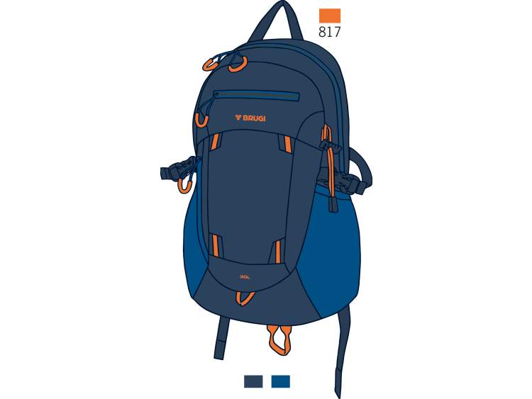 Trekking Backpack 30 Liters _ BRUGI  Art. ZG1P951 (1)