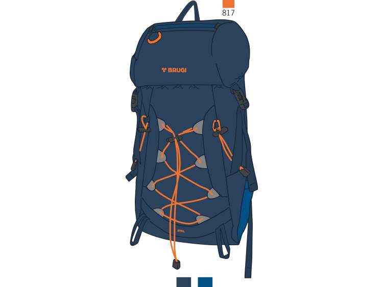 Trekking Backpack 25 Liters _ BRUGI  Art. ZG1R951 (1)