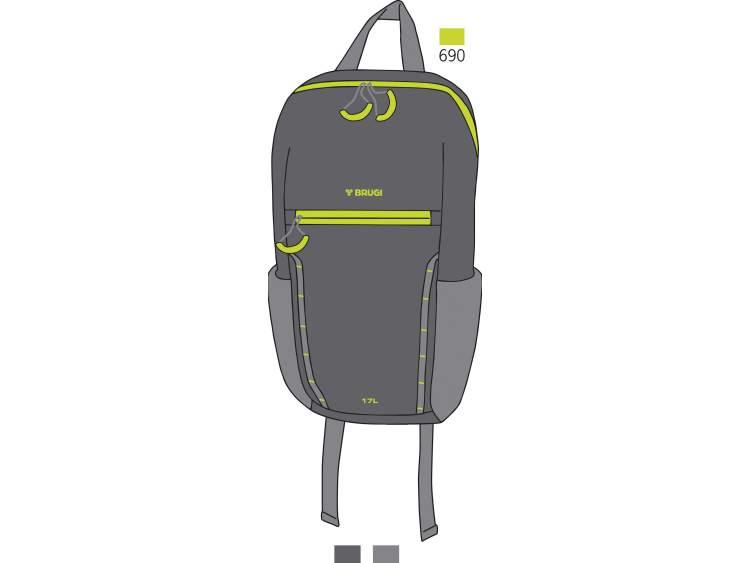 Trekking Backpack 17 Liters _ BRUGI  Art. ZG4A486 (1)