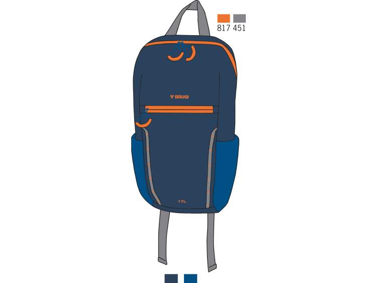 Trekking Backpack 17 Liters _ BRUGI  Art. ZG4A951 (1)