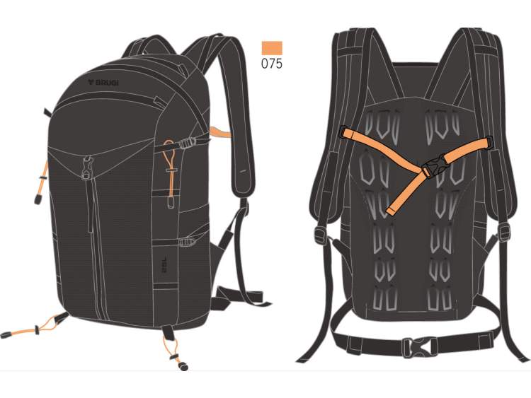 Trekking Backpack 25 Liters _ BRUGI  Art. ZG16996 (1)