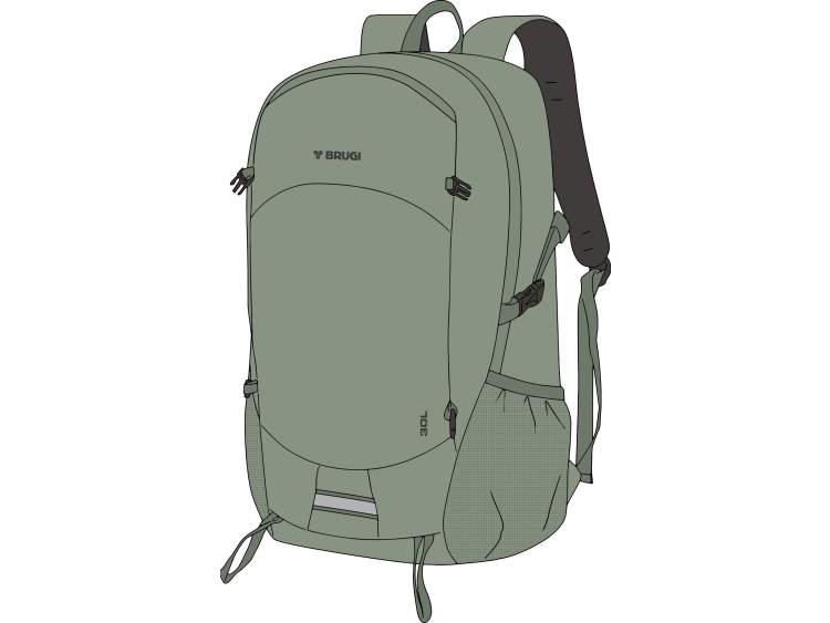 Trekking Backpack 30 Liters _ BRUGI  Art. ZG17177 (1)