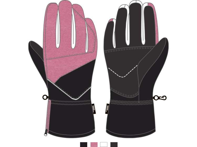 Women's Ski Gloves _ Brugi  Art. ZB2RQE4 (1)