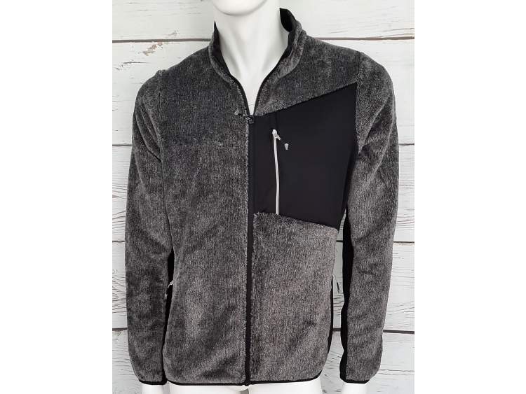 Men's Trekking Fleece in CORAL FLEECE (latest generation technical fabric, warmer and more breathable than classic fleece) _ Brugi  Art. NA4BE61 (1)