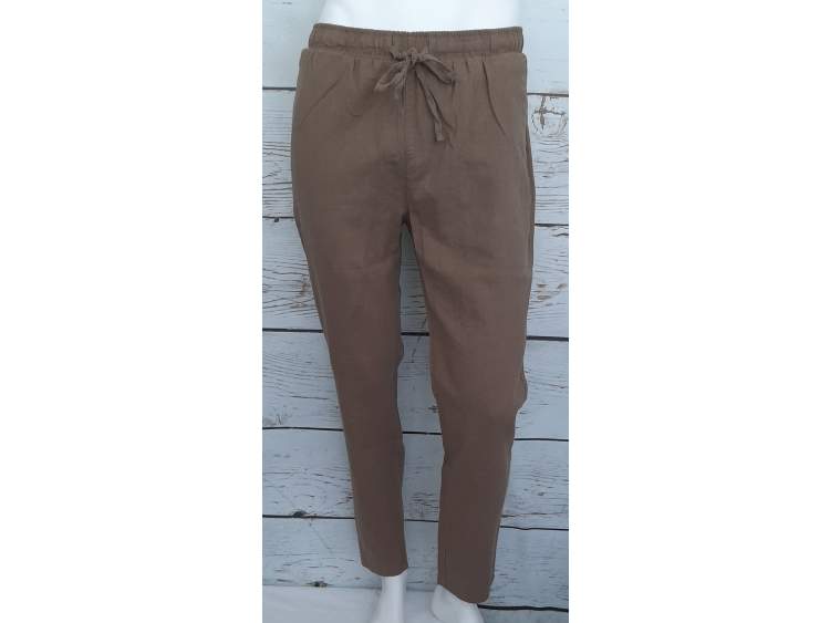 Men's Summer Trousers (80% linen, 20% cotton) _ Brugi  Art. CV4L617 (1)