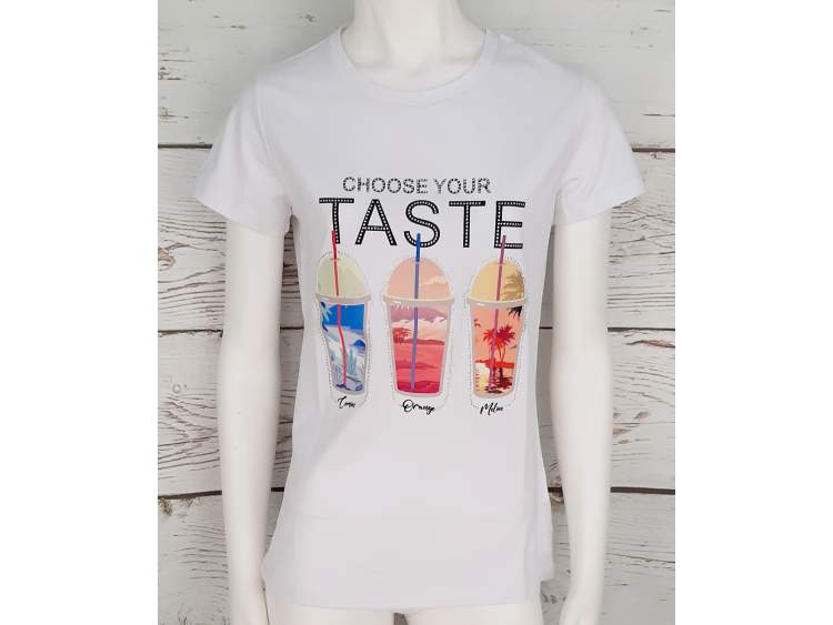 Women's T-Shirt (stretch cotton) _ Brugi  Art. CE5G010 (1)