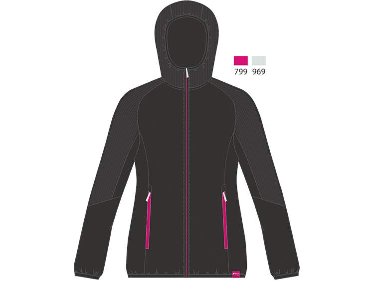 Breathable sweatshirt with soft brushed interior | Women's Trekking _ Brugi  Art. NL2A500 (1)