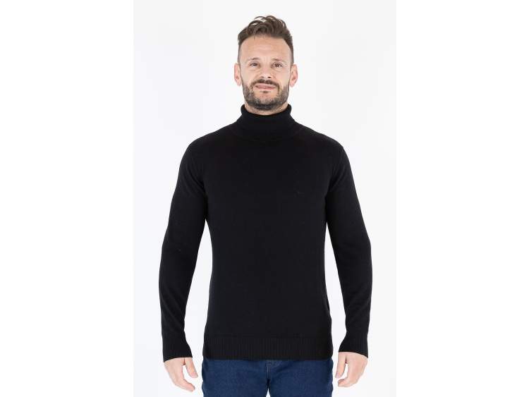 Winter Turtleneck Sweater (80% cotton + 20% wool) | Men's _ Brugi  Art. CK4Q500 (1)