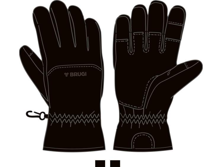 Men's Ski Gloves _ Brugi  Art. ZD1RE61 (1)