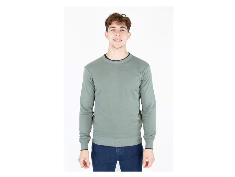 Men's sweater with rounded neckline in soft and comfortable yarn _ Brugi  Art. CV4T710 (1)