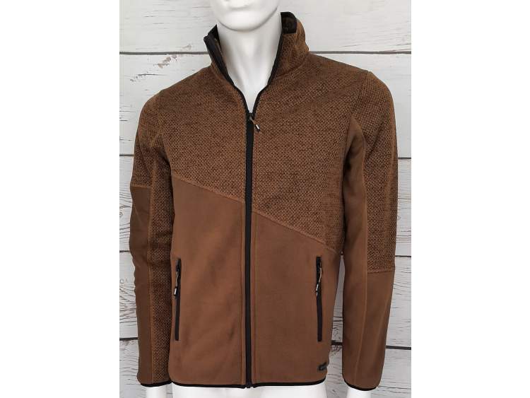 Wool-effect fleece sweatshirt | Man _ Brugi  Art. AH1VQVV (1)