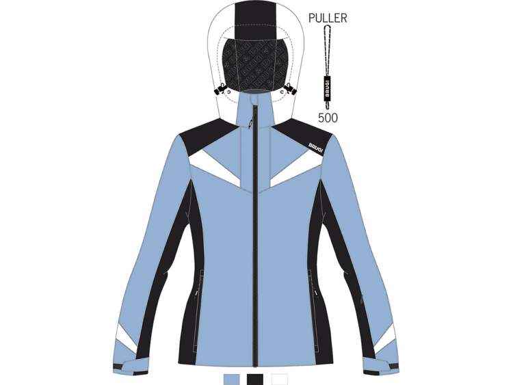 Women's Ski Jacket _ Brugi (Waterproof: 5000 mm, Breathability: 5000 gr/mq/24h)  Art. AH2GSEQ (1)