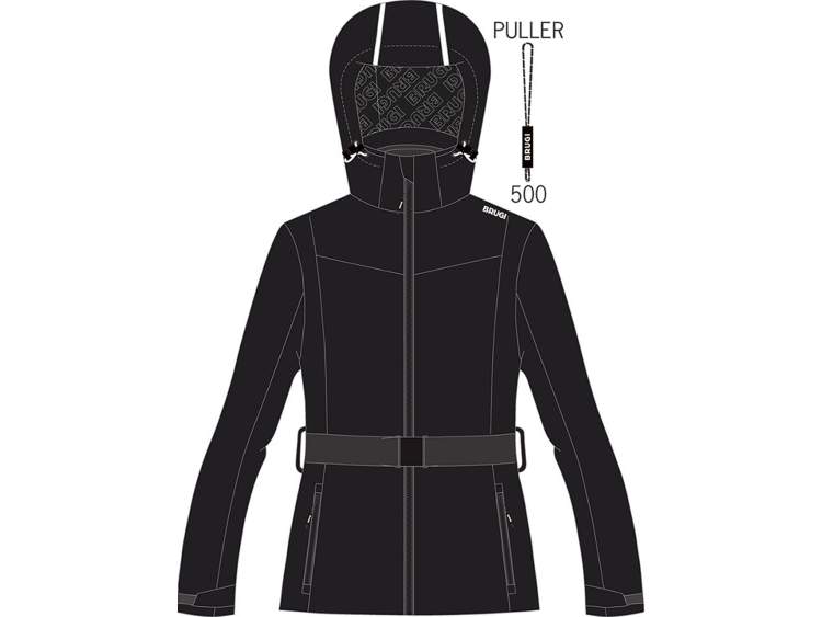 Women's Ski Jacket _ Brugi (Waterproofness: 10000 mm, Breathability: 5000 gr/m2/24h)  Art. AH2L500 (1)