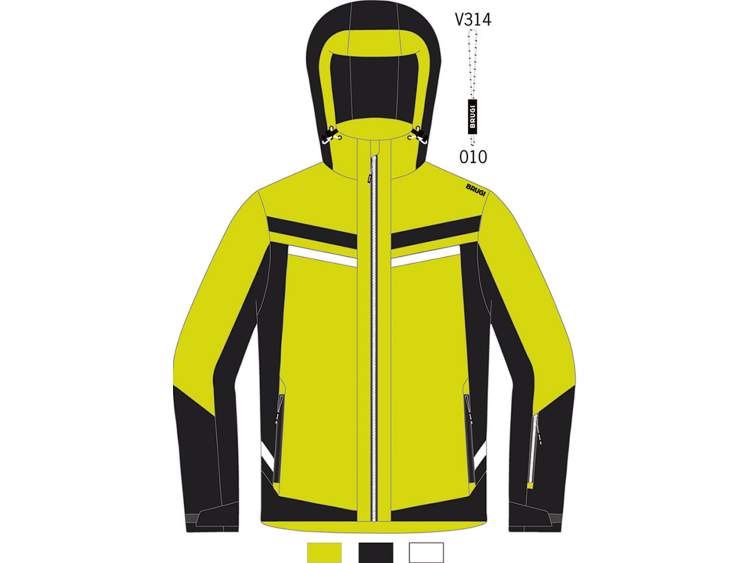 Men's Ski Jacket _ Brugi (Waterproofness: 3000 mm, Breathability: 3000 gr/m2/24h)  Art. AK1EEQP (1)