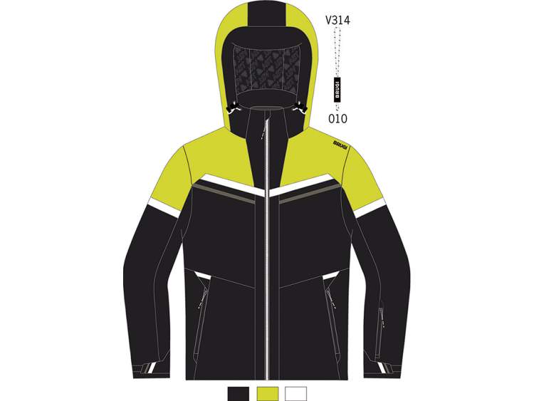 Men's Ski Jacket _ Brugi (Waterproof: 5000 mm, Breathability: 5000 gr/mq/24h)  Art. AK1GFZQ (1)