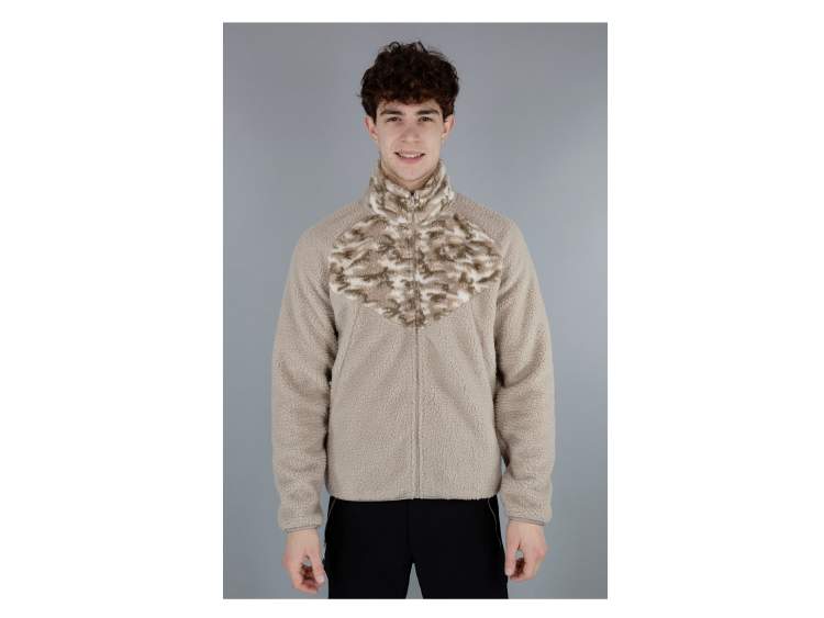 Sherpa jacket (curled and soft wool effect) | Man _ Brugi  Art. NB1U039 (1)