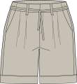 Pantaloncini morbidi "stile urban casual" Donna (85% vi, 15% li) _ BRUGI  Art. CX58107 (5)