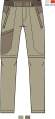 Pantalone Trekking Estivo (Gamba Staccabile) / Uomo _ Brugi  Art. NB1HT1B (4)