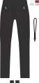Pantaloni Invernali Idrorepellenti (Soft Shell 3 strati) | Trekking Donna _ Brugi  Art. NL2DE61 (2)