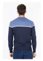 Maglione uomo in filato morbido e confortevole, collo arrotondato e inserti in contrasto _ Brugi  Art. CV4U956 (3)