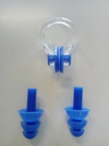 Stringinaso e tappi orecchie per il nuoto - Art. NL01BU