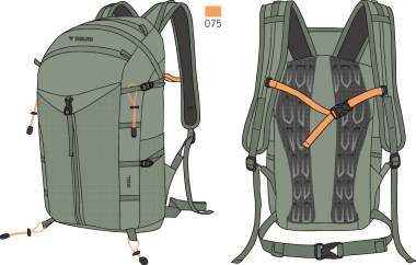 Zaino Trekking 25 Litri _ BRUGI - Art. ZG16177