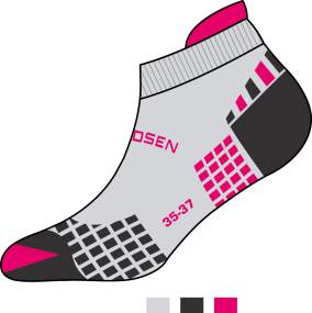 Calzini sportivi estivi in tessuto tecnico traspirante - Art. Z63JQ6U